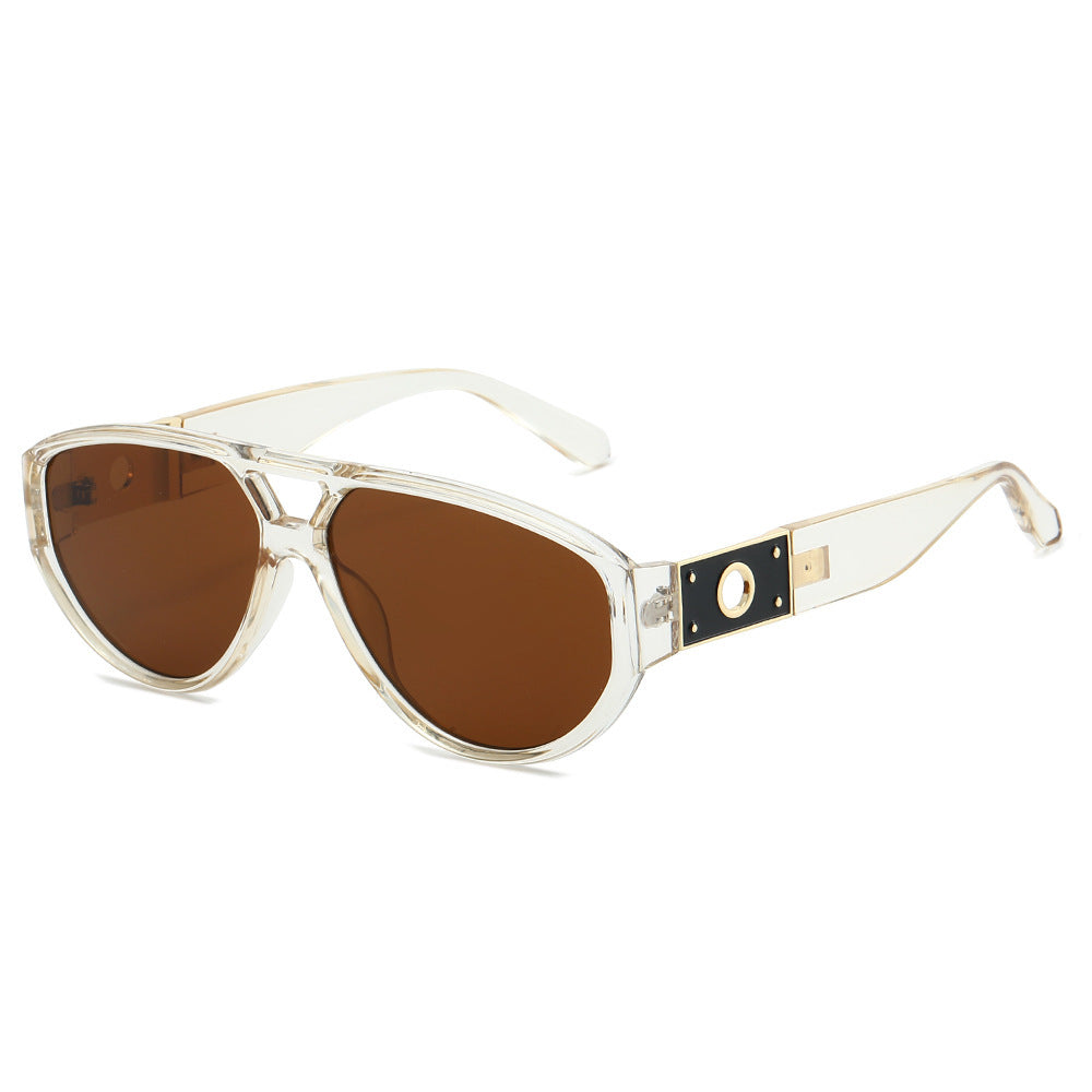 Vintage-inspirierte geometrische Sonnenbrille Karnz