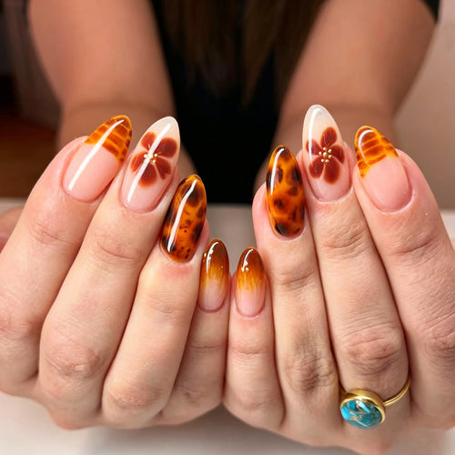 Blumen Kunst Press-On Nagelset