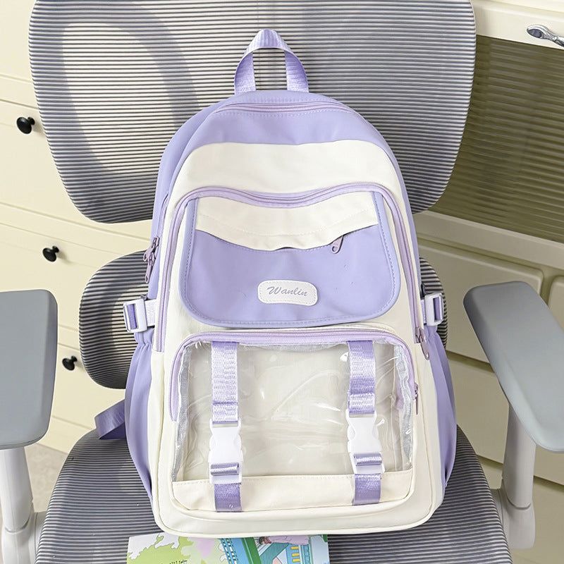 Multi-Taschen Transparenter Rucksack Karnz