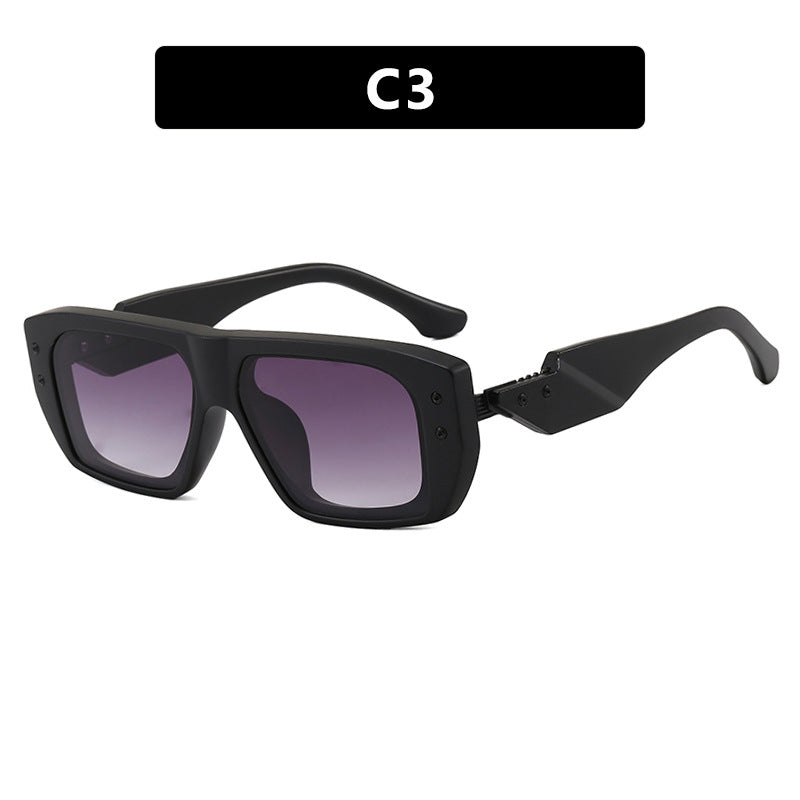 Damen modische quadratische Brille mit mehrfarbigem transparentem Rahmen Karnz