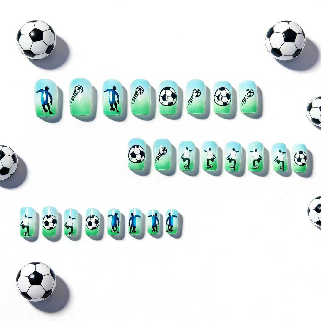 Kreative Fußball Nagelkunst Karnz