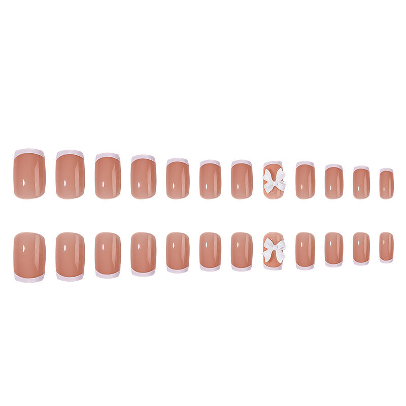 Premium Floral Akzent Druck-Nagelset