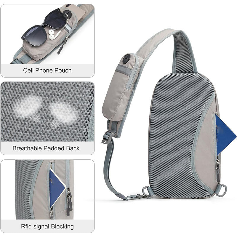 Eleganter Sling-Rucksack mit Wasserabweisendem Material und Ergonomischem Design Karnz