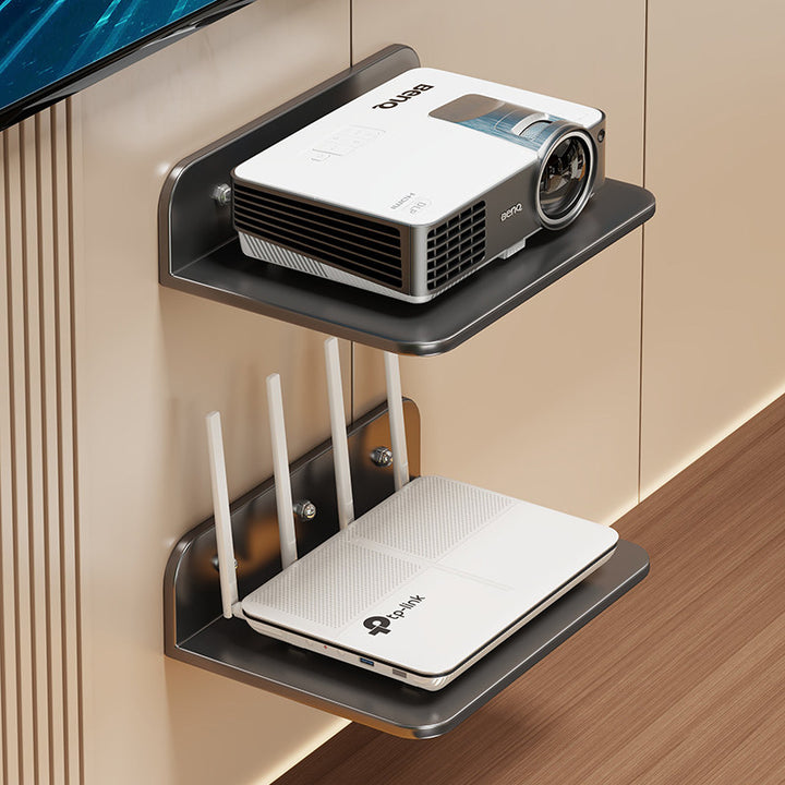 Wandmontage Schwebendes AV-Regal für Projektor und Router