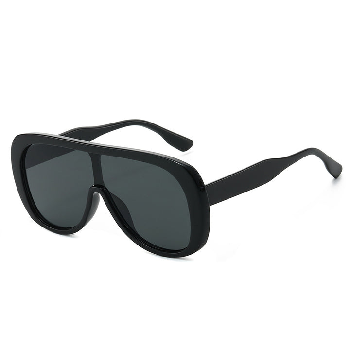 Zeitgenössische Shield Sonnenbrille Karnz
