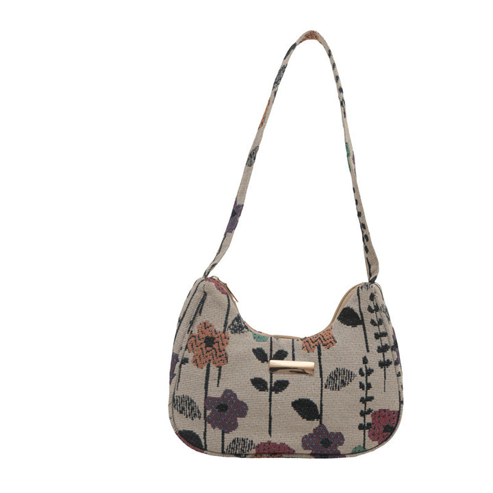 Erdbeer-Druck Mini Crossbody-Handtasche