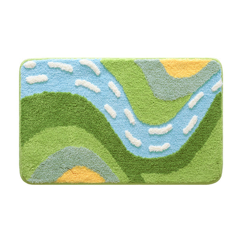 Abstract Landscape Badteppich Karnz
