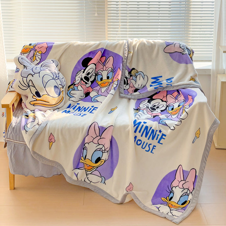 Damen Fleece-Kuscheldecke mit tierischem Motiv Karnz
