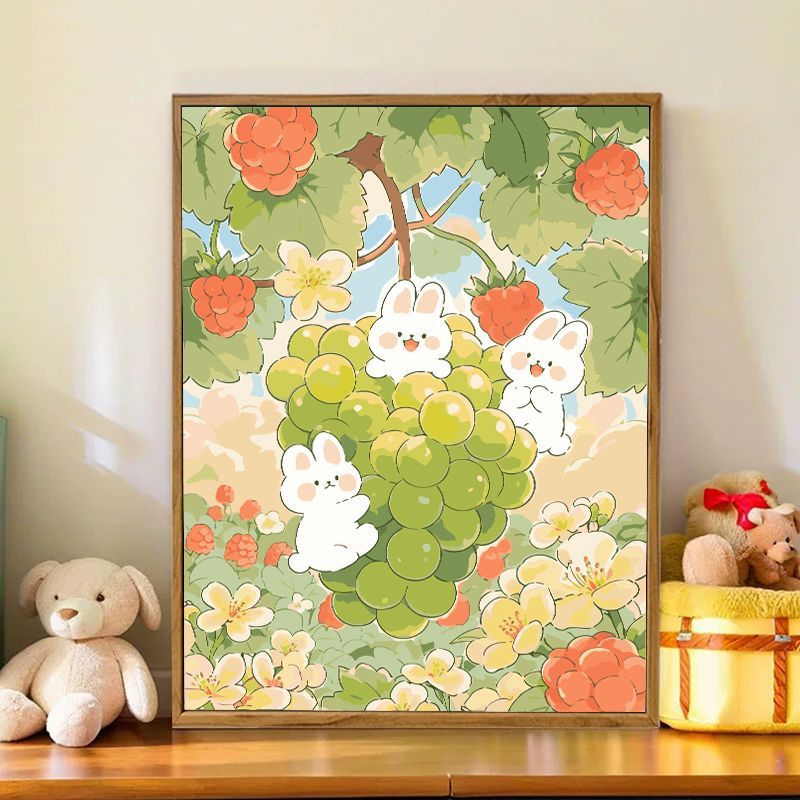 Verspielt Bunny-Thema Wandkunst Karnz
