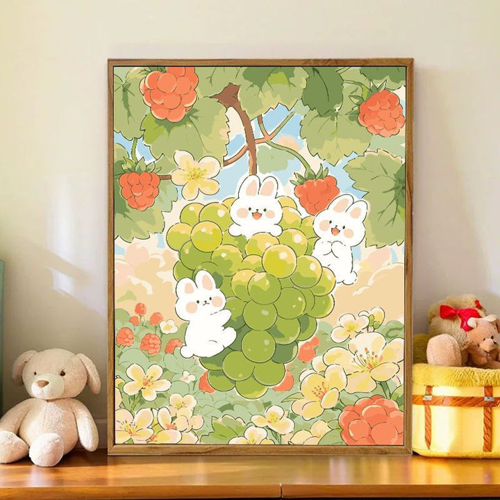 Verspielt Bunny-Thema Wandkunst Karnz