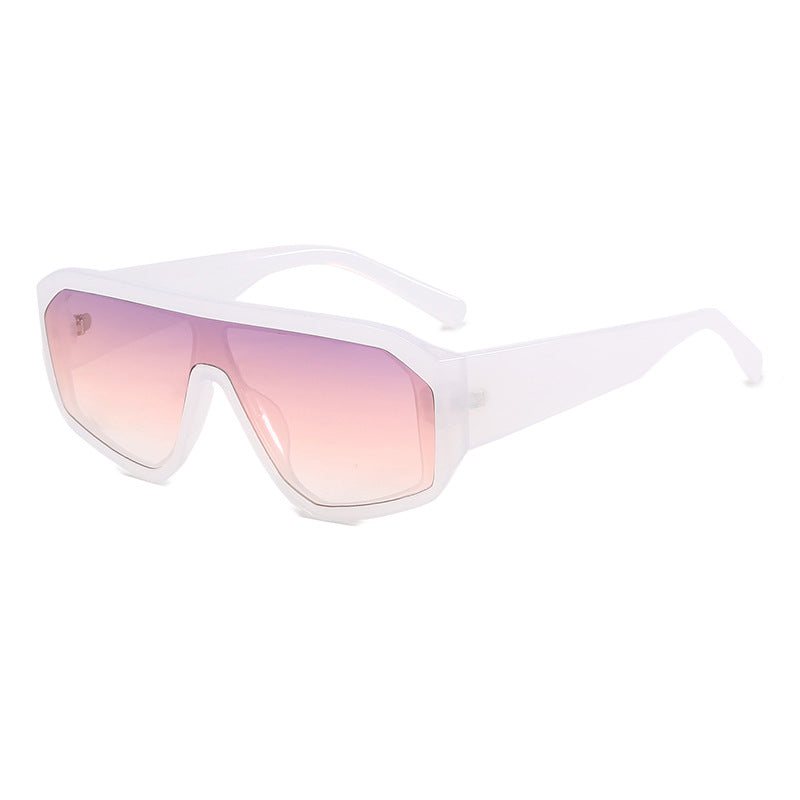 Damen Modische Oversized-Sonnenbrille im futuristischen Design Karnz