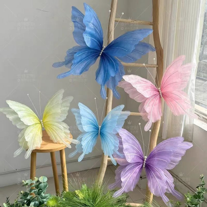 Dekorative Schmetterlingsgartenkunst