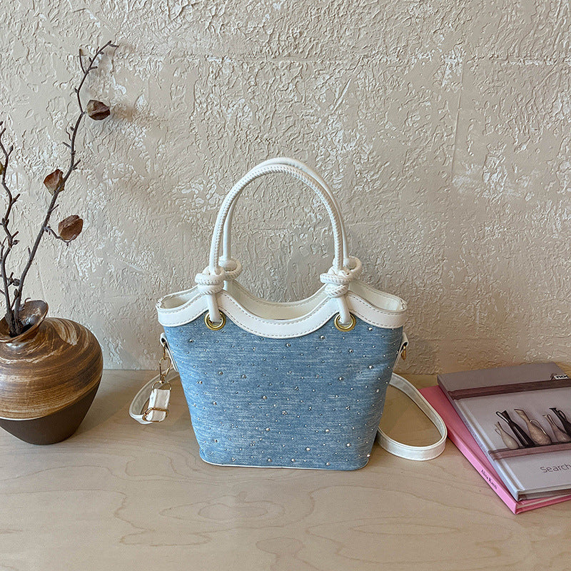 Dekorative Perlen Mini-Handtasche