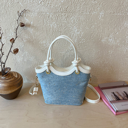 Dekorative Perlen Mini-Handtasche