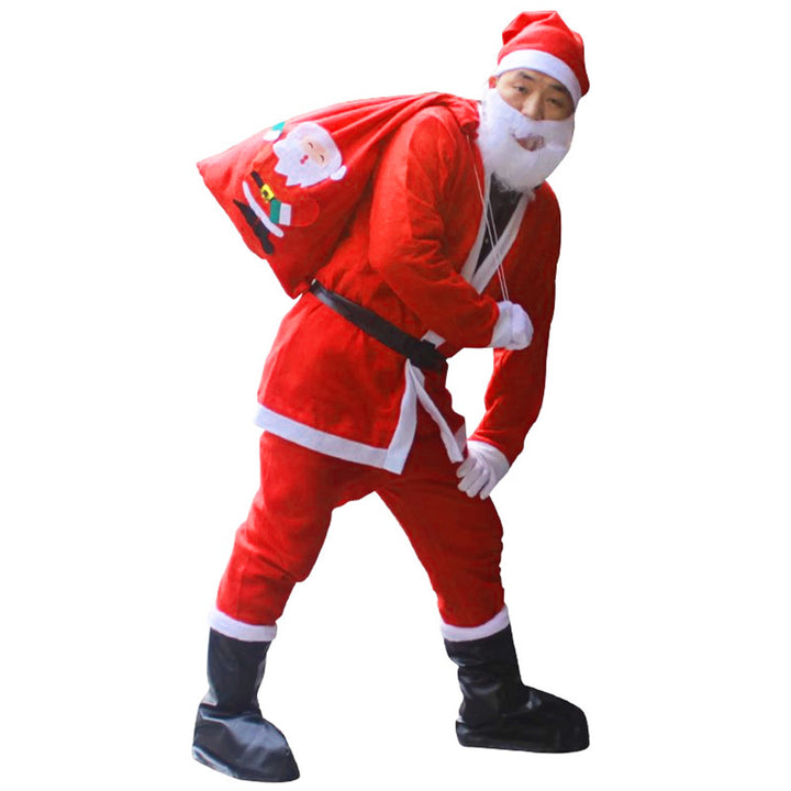 Herren Santa Claus Kostüm Set