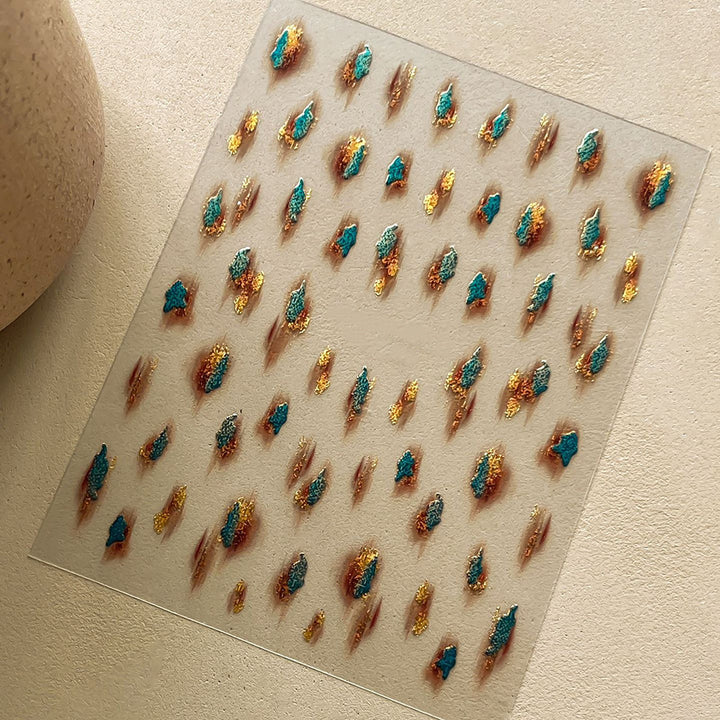 Kreative Nagelkunst Glitzer Transfers