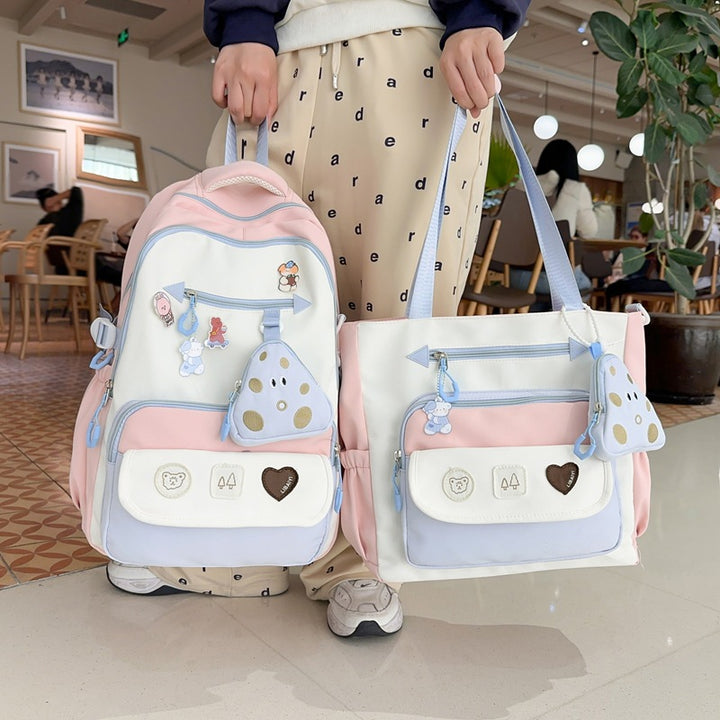 Verspielter Tier-Themen Mehrfach-Taschen Rucksack Karnz