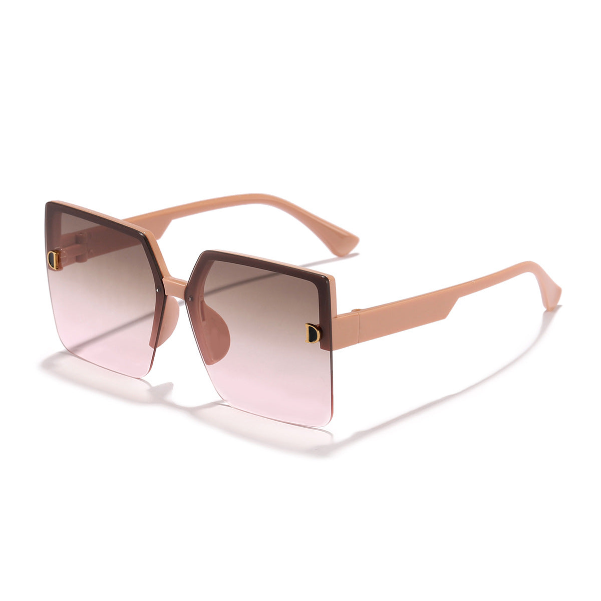 Damen quadratische Sonnenbrille mit elegantem Verlauf Karnz