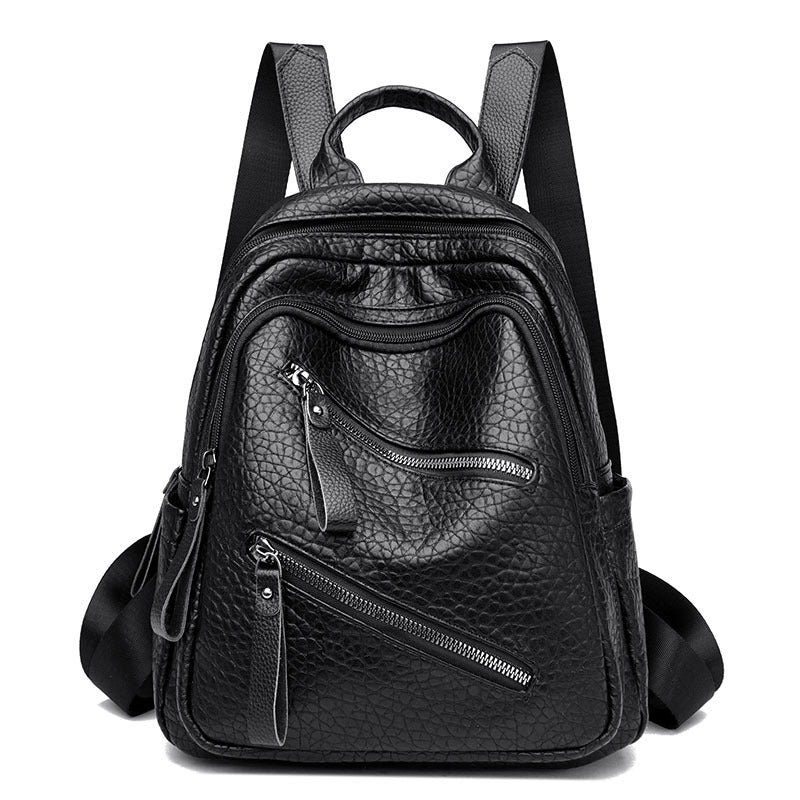 Modischer Leder Rucksack Karnz