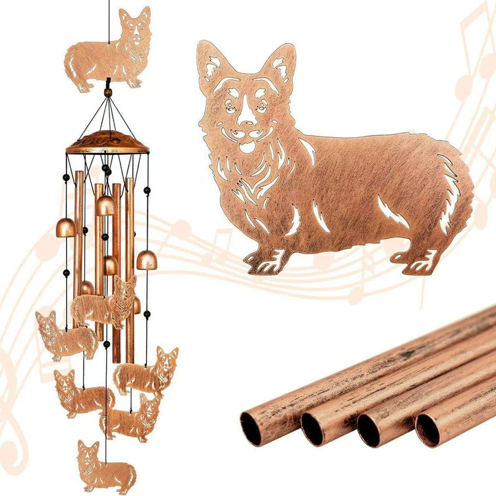 Dekorativer Windspiel mit Dackel-Design Karnz