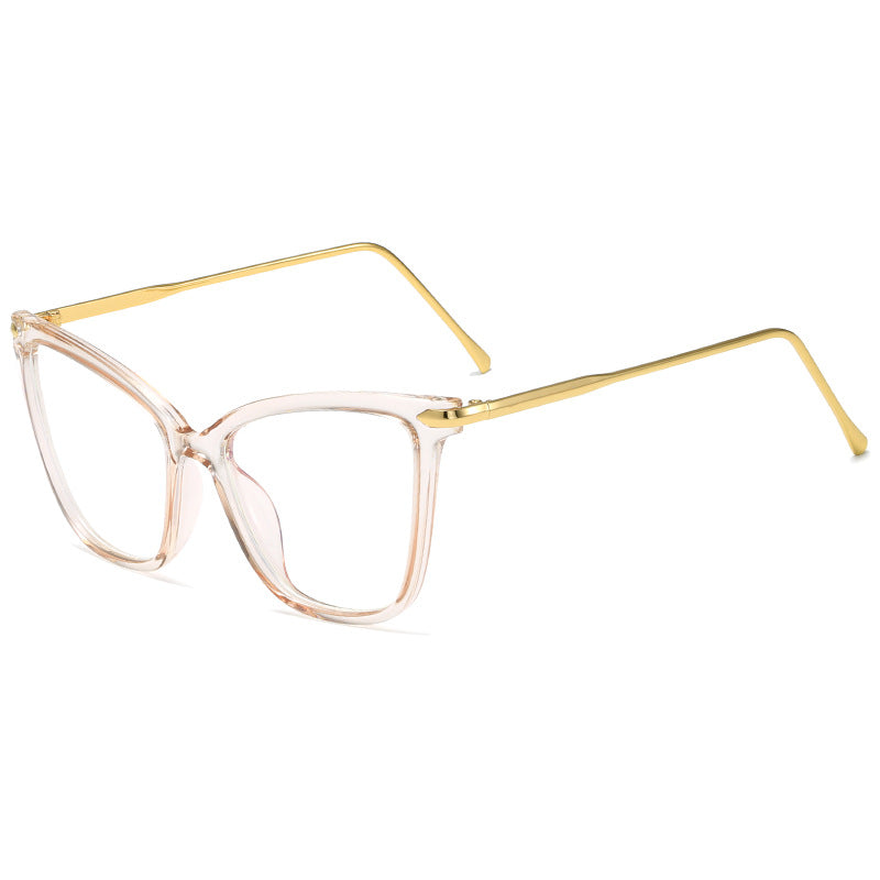 Damen Cat-Eye Brille mit filigranem Metallrahmen Karnz