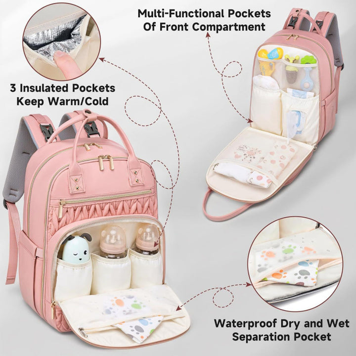 Eleganter und Geräumiger Rucksack mit Strukturiertem Design Karnz