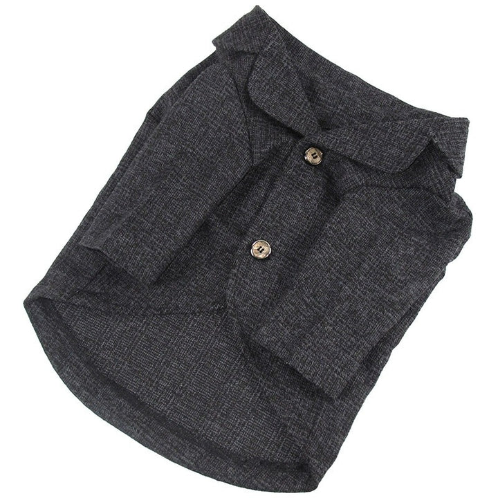 Stylisches Knopfverschluss-Hemd-Hundebett