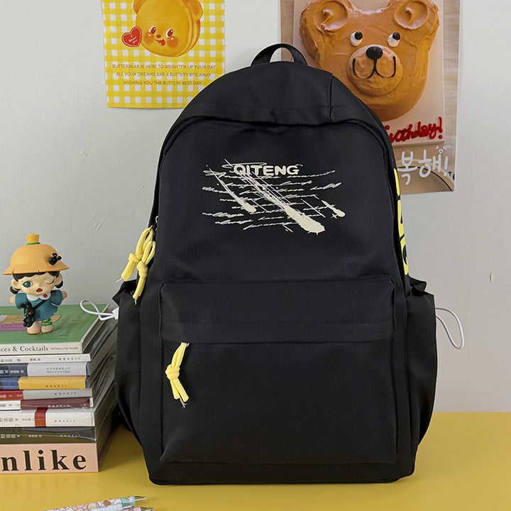Stylischer Grafik-Schulrucksack