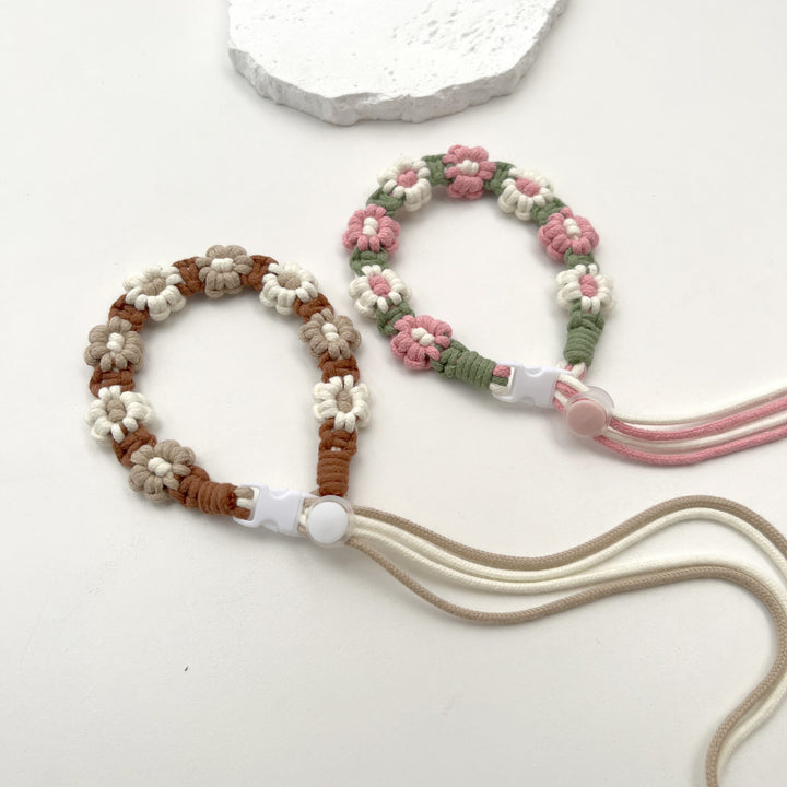 Floral Makramee Brillenband Karnz