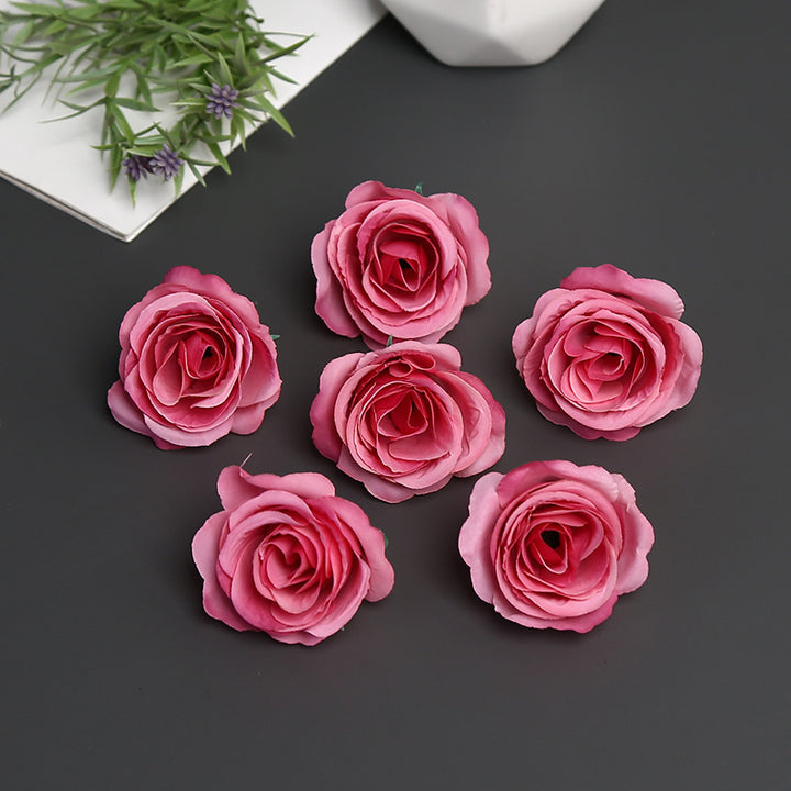 Realistische Künstliche Rosen Brosche