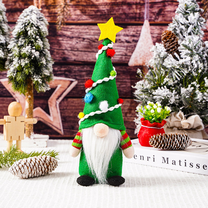 Dekorative Weihnachtsgnom Figur Karnz