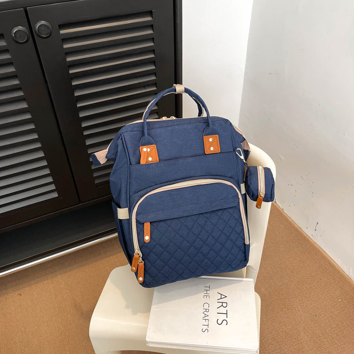 Multi-Taschen Stepp Rucksack Karnz