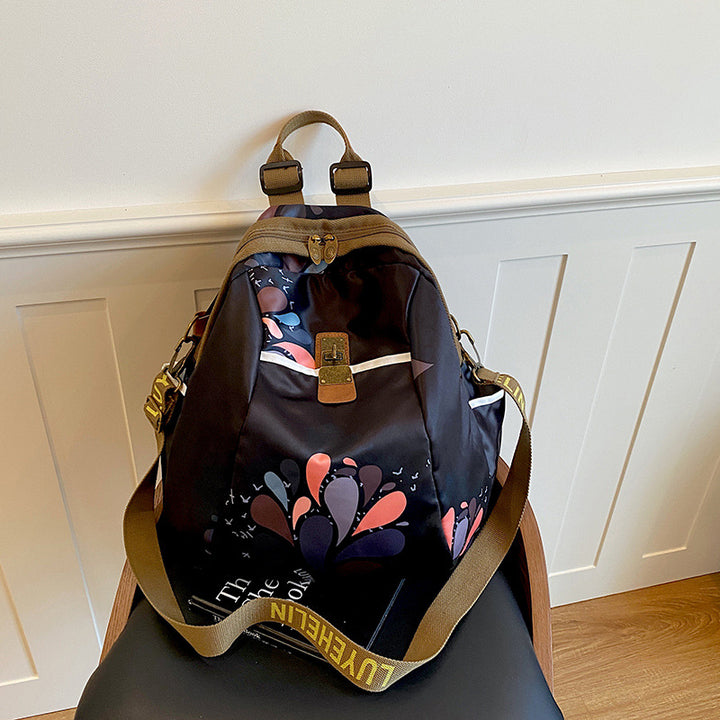 Künstlerischer Floral Zugbeutel Rucksack Karnz