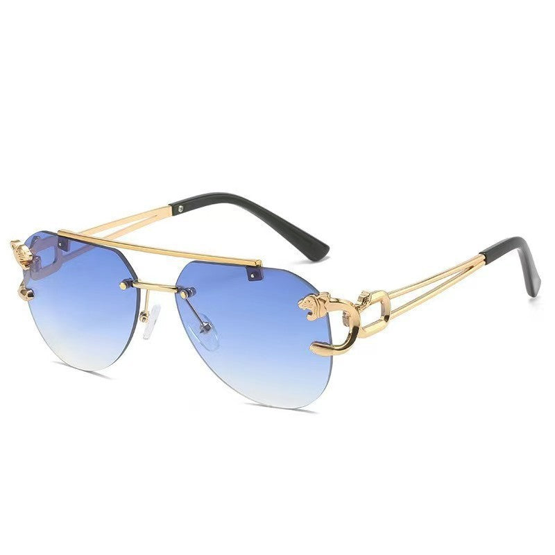 Damen Designer Sonnenbrille mit einzigartigem tierischen Akzent Karnz