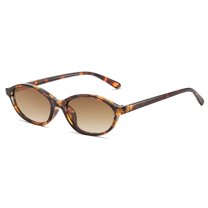 Elegante Vintage-inspirierte ovale Sonnenbrillen Karnz