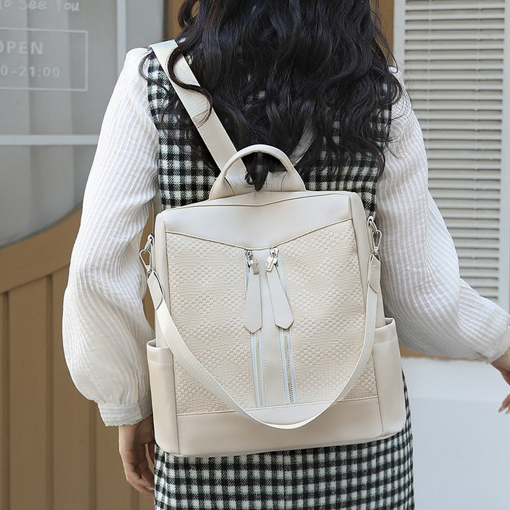 Premium strukturiert Multi-Taschen Rucksack Karnz