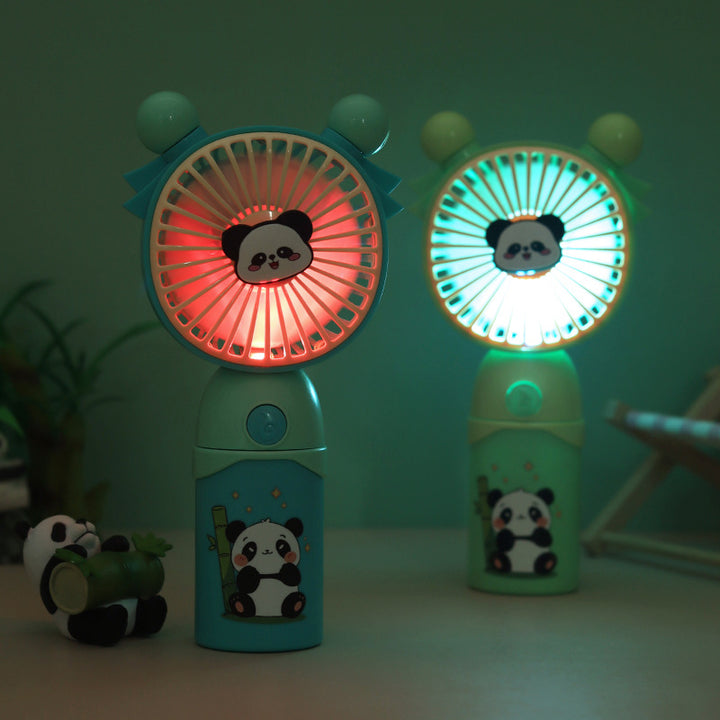 Damen tragbarer Mini-Ventilator mit niedlichem Pandadesign Karnz