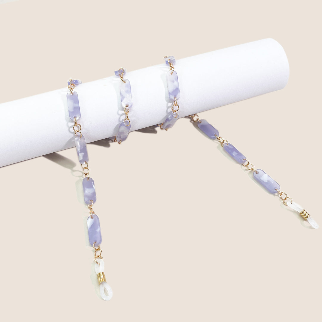 Chic Schildpatt Brillen Kette Karnz