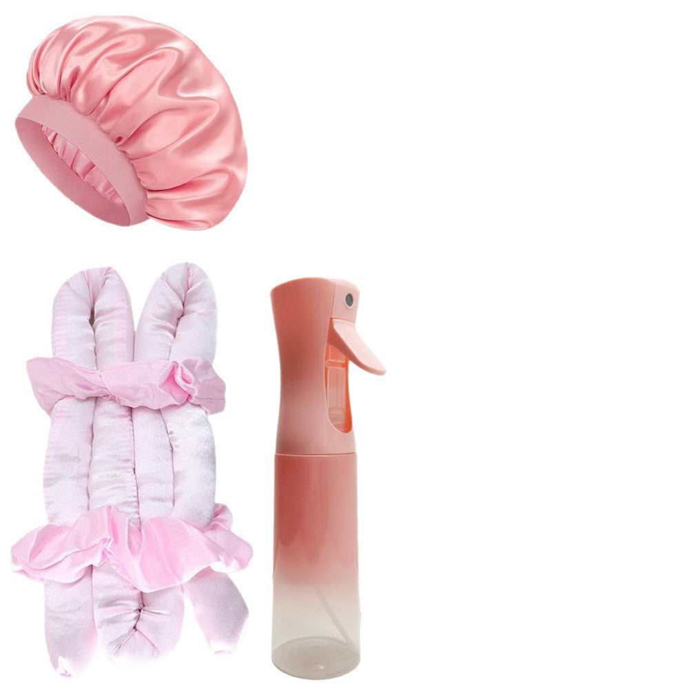 Satin Schlafmütze Set