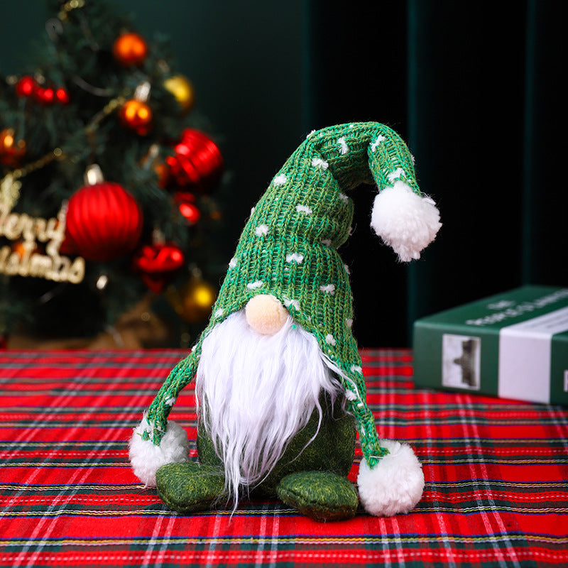 Dekorative Weihnachtsgnom Figur Karnz