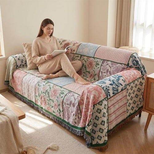 Premium Jacquard Sofa Bezug