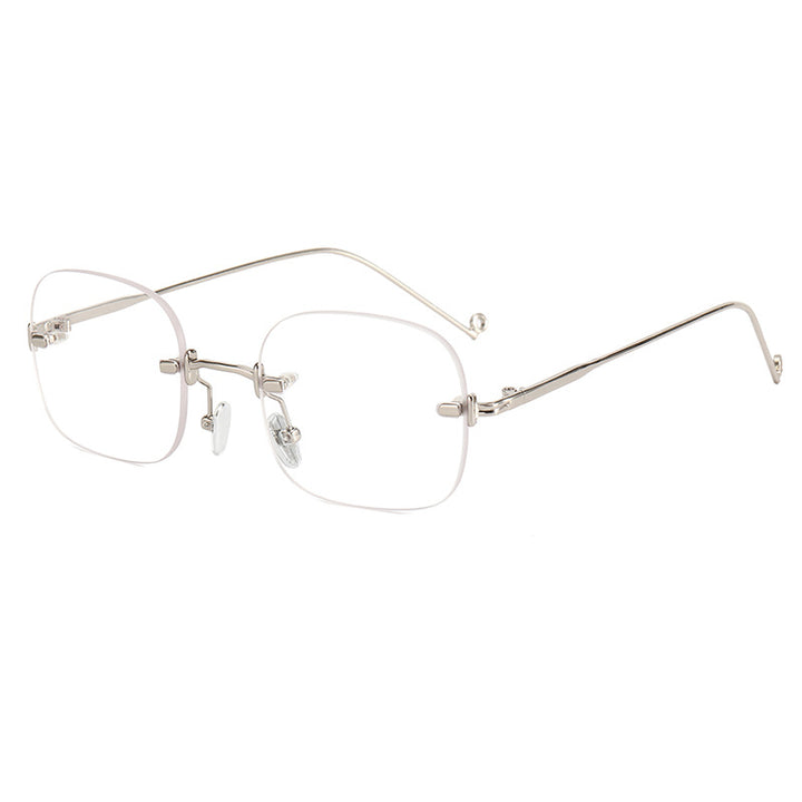 Damen elegante geometrische Brille Karnz