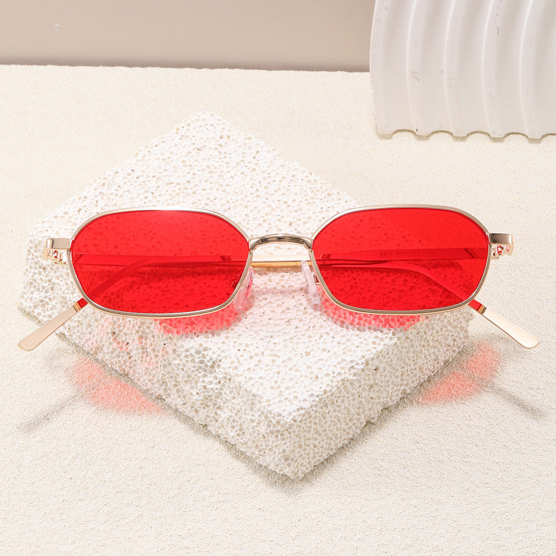 Geometrische Designer-Sonnenbrille Karnz