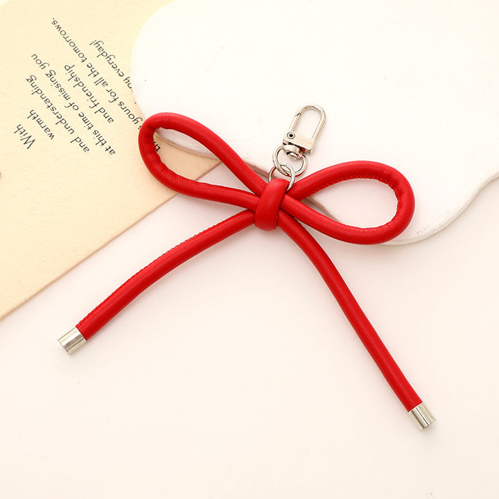 Stylischer Schleifen-Knoten Schlüsselanhänger Halter Karnz