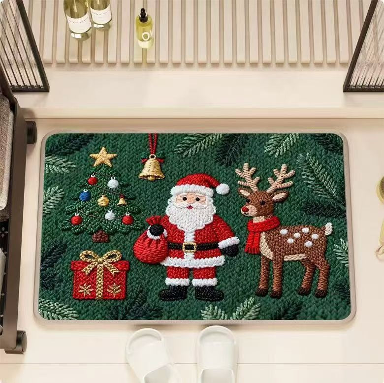Weihnachtlich dekorative Matte