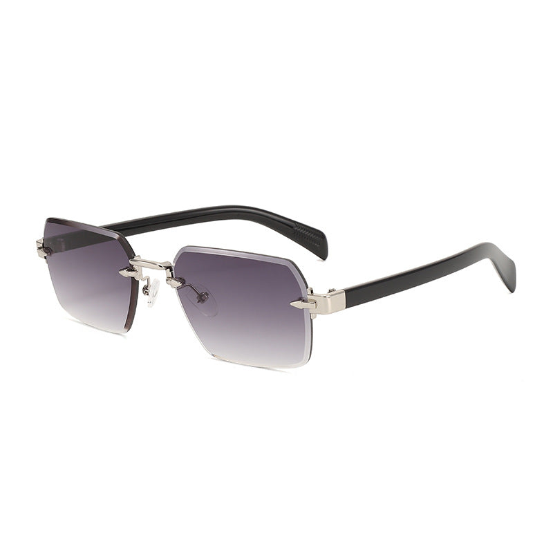 Damen modische Sonnenbrille mit quadratischem Rahmen und gradienten Gläsern Karnz