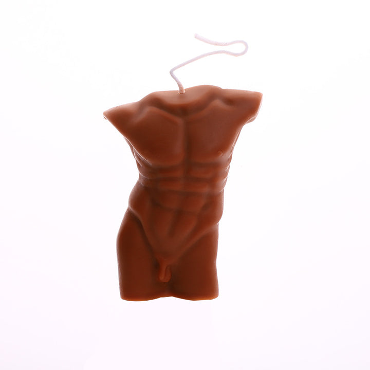 Skulpturaler weiblicher Torso Duftsojawachskerze