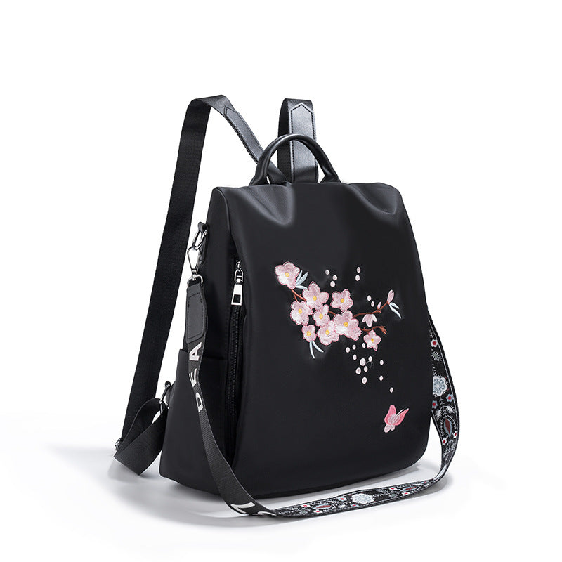 Bestickter Floral-Rucksack Karnz