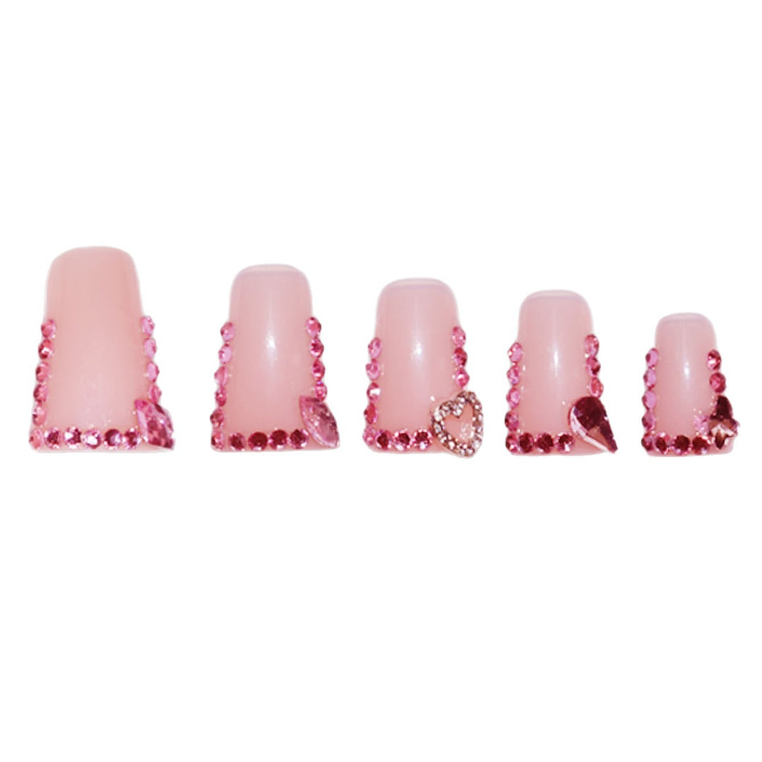 Glitzerndes Edelstein Nagelkunst Karnz
