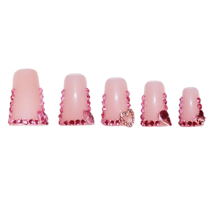 Glitzerndes Edelstein Nagelkunst Karnz